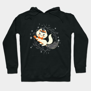 witch's cat Hoodie